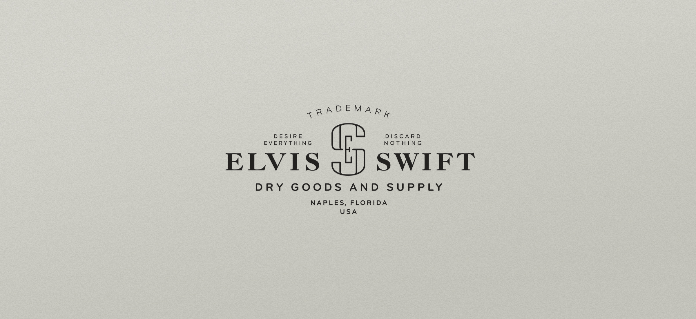Elvis Swift Dry Goods logo by Werner Design Werks