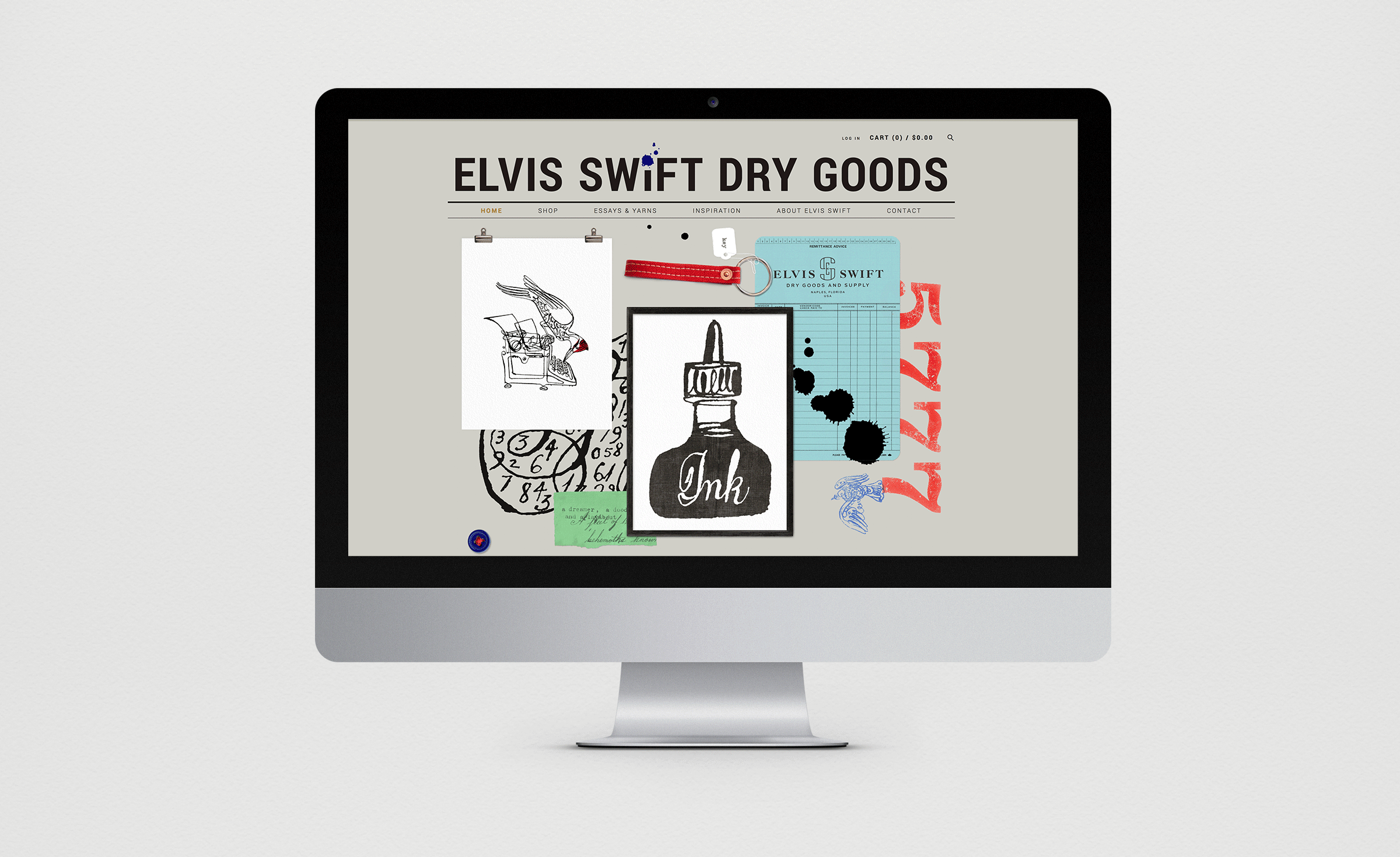 Elvis Swift website design by Werner Design Werks