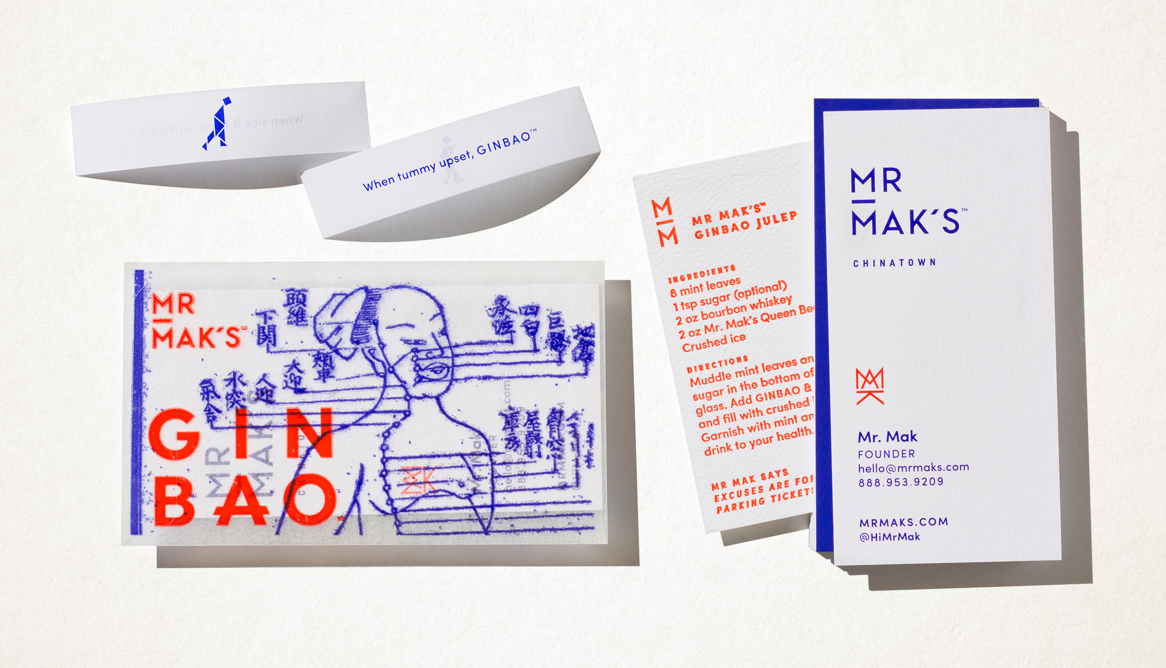 Mr. Mak's brand identity by Werner Design Werks