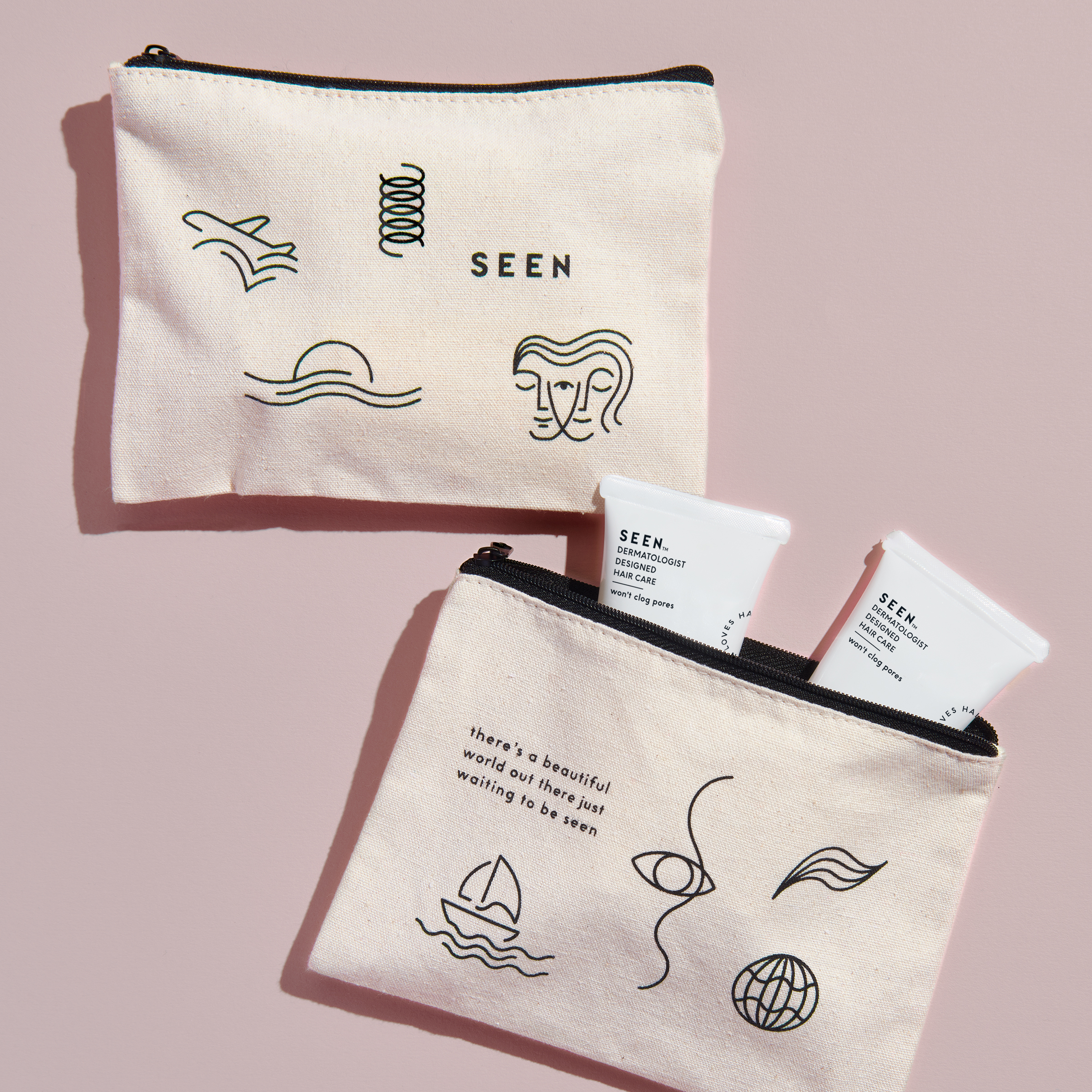 SEEN travel size pouch designed by Werner Design Werks